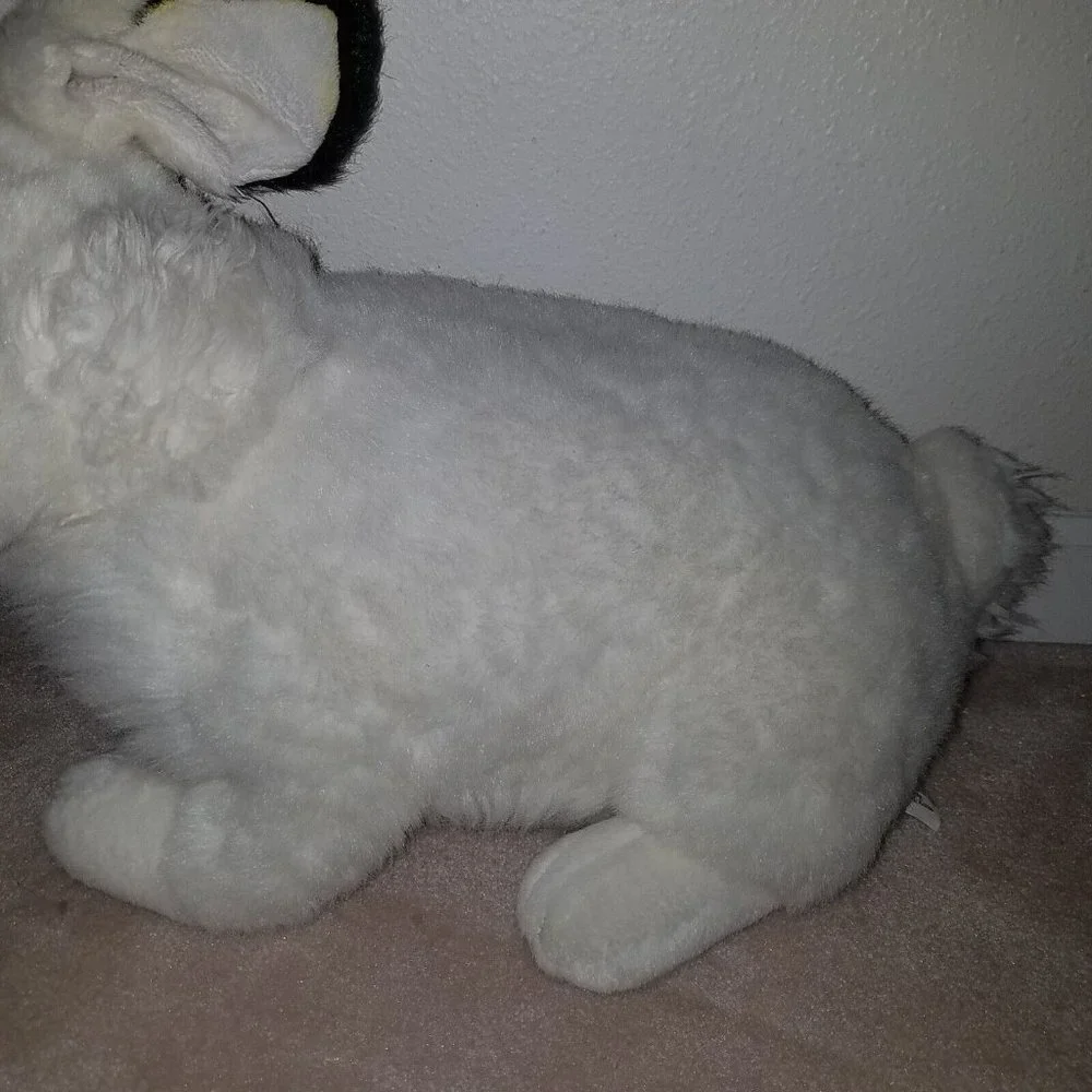 Fine Toy White Bunny Rabbit Plush Realistic 19